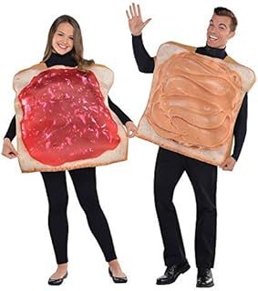 Couples Ladies Mens Funny Peanut Butter & Jelly Jam Comedy Novelty Fancy Dress Costume Outfit