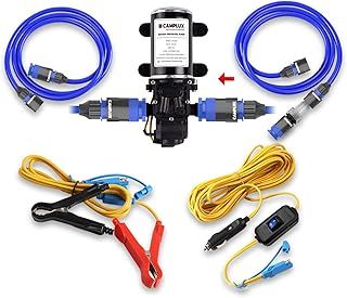 CAMPLUX 12V Water Pump 6L/Min, 65 PSI High Pressure Caravan Boat Gas Hot Water System