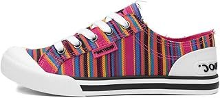 Rocket Dog Jazzin Aloe Womens Multi Stripe Canvas