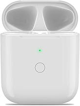 Wireless Charging Case for AirPods - Replacement Case with Wired and Wireless Charging Support, Compatible with AirPods 1st & 2nd Gen in White, Portable Charging Compartment for AirPods