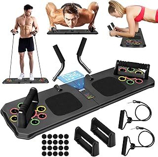 Push Up Board with Automatic Count, Press Up Board Exercise Equipment for Home Use, System Fitness Floor Chest Muscle Exercise Professional Equipment Burn Fat for Men & Women Strength Training