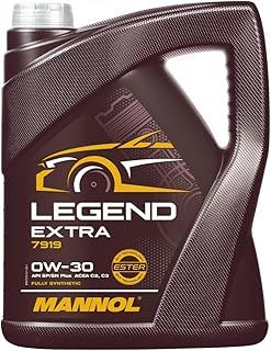 Mannol 5 Litre Legend Extra 0W-30 Engine Oil 7919 API SP ACEA C2 Universal Bi-Synthetic PAO And Ester Technology