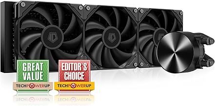 ID-COOLING FX360 PRO Liquid CPU Cooler for Desktop - 360mm AIO Cooler, 3 x 120mm High-efficient Fans, Special CD Pattern Pump Header, Intel & AMD Compatible