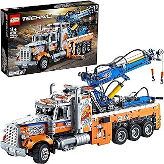 LEGO 42128 Technic Heavy-Duty Tow Truck with Crane Toy for Boys & Girls with mechanical Functions, Model Building Set, Engineering for Kids Series