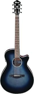 Ibanez AEG50-IBH Electro-Acoustic Guitar - Indigo Blue Burst Hi Gloss