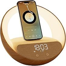 ActivPro Smart Dock | 4in1 | Wireless Charger Station | Bluetooth Speaker | Digital Clock | Night Lamp | Mood Light | Bedside Table Lamp | 15W Fast Wireless Charging | iPhone Samsung Android