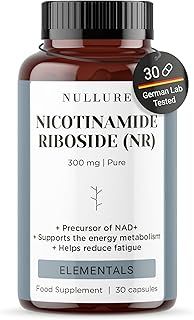 NAD Nicotinamide Riboside 300mg | NAD+ Boost |Clean Label Certificate |Third Party Tested | Vegan | No Additives| NAD Supplements | NAD Plus | NMN Alternative |NADH | NR 30 Capsules (1 Month)