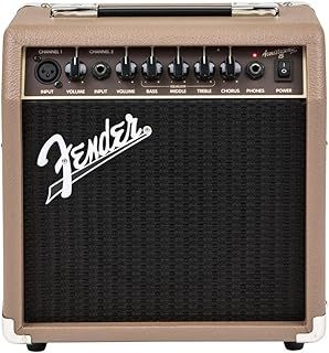 Fender Acoustasonic 15, Combo Guitar Amp, 15W, Suitable For Acoustic Guitar, Brown