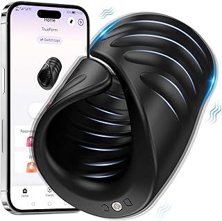 Male Masturbator Sex Toys for Men - Open Adjustable Flexible Penis Enhanced Trainer APP Control Vibrator, 9 Vibrating Mastuabors Toys for Penis Stimulation, Adult Sex Toys4mens UK Fleshlght Stroker