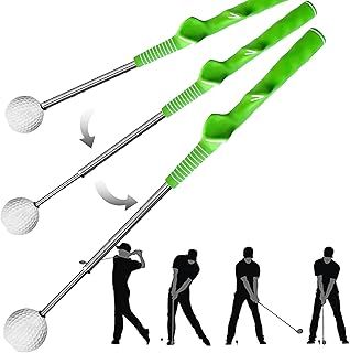 CXAFQ Retractable Golf Swing Exerciser, Golf Training Grip,Swing Trainer Aid, Grip Trainer Warm Up Training Aid Telescopic Club For Beginner Outdoor Or Indoor Practice
