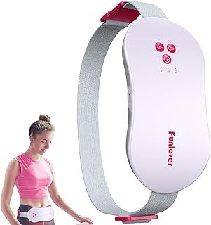 Funlover Portable Heating Pad, Electric Heating Pad for Menstrual Period Back Pain Relief, FSA HSA Eligible, Cordless Heating Pad for Cramps w/XL Size, Gifts for Teen Women Girls Wife Purple
