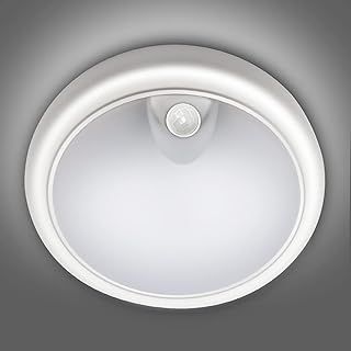 EXTRASTAR12W LED Ceiling Light with Infrared Motion Sensor, 960 Lumen Round Surface Mounted Panel Ceiling Lamp, IP65 Waterproof for Outdoor & Indoor Use - 6500K Daylight