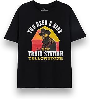 Yellowstone Men's Short-Sleeve T-Shirt Dutton Ranch Variant Styles Official Merchandise of The US TV Show Tee for Men