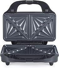 Salter Sandwich Toaster – Non-Stick, Deep Fill Toastie Maker, Cook 2 Toasted Sandwiches Together, 4 Slice Grill Press, Automatic Temperature Control, Cool Touch Handle, Easy Clean, 900W, EK2017