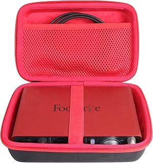 Aenllosi Hard Carrying Case for Focusrite Scarlett 2i2 3rd Gen USB Audio Interface(only case)