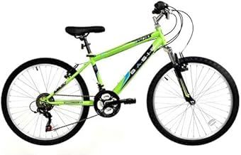Basis Bolt Boys Hardtail Mountain Bike, 24" Wheel - Lime Green