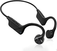 Bluetooth Headphones, Bone conduction headphones 5.3, Open-Ear Sports Earphones with Mic, Waterproof Wireless headset for Workout, Running, Gym, Hiking, Driving, Cycling