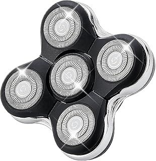 Shaver Replacement Heads for Skull Shaver Pitbull, Butterfly Kiss, and Palm Electric Razors 5 Blades