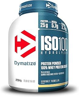 Dymatize ISO 100 Hydrolyzed Gourmet Vanilla 2264g - Whey Protein Hydrolysat + Isolat Powder