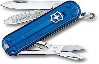 Victorinox, Classic SD, Swiss Army Pocket Knife, Small, Multi Tool, Camping, 7 Functions, Blade, small, Nail file, Screwdriver 2.5 mm