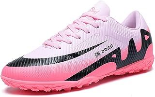 DHOVOR Football Boots Boys Girls Astro Turf Football Boots Kids Professional Training Football Shoes Athletics Sport Indoor Soccer Shoes
