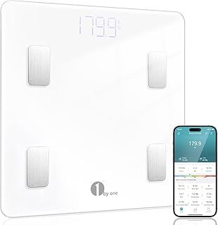 Smart Bathroom Scales for Body Weight Stones and Pounds, Digital Weighing Scales with BMI and Body Fat, Bluetooth Body Composition Analyzer for Weight Loss, BMI and Fitness Tracking