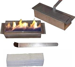 Burner Adjustable Stainless Steel 1 Litre/For Gel and Ethanol Fireplaces