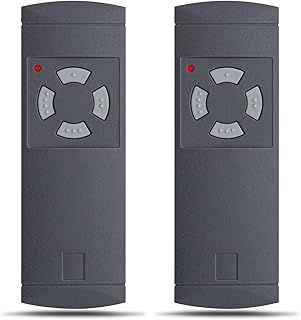 2 Pack Garage Door Remote Control Replacement for HORMANN HS4-40 HS2-40 HSE2-40 HSM4-40 HSM2-40 Compatible with GARADOR 40.685MHz Grey Buttons Handheld Transmitter
