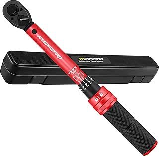 Torque Wrench 1/4",Bike Torque Wrench 3-25Nm Drive Click High Precision Repair Spanner for Bicycle Maintenance Kit for Road and Mountain Bikes Two-Way Ratchet