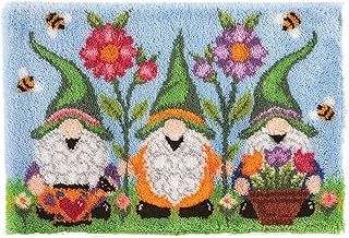 Latch Hook Rug Kits, DIY Latch Hook Rug, Home Carpet Rug Making Canvas Kits, DIY Crochet Kits Embroidery Kits Needlework Crafts for Home Decor, Latch Hook Kits for Beginners Kids Adults, 60 X 40 cm