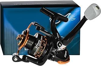 JIKIOU Fishing Reel, Freshwater 12 +1 BB Ultralight & Ultra Smooth, 3000 Series Spinning Fishing Reel, Max Drag 13LB