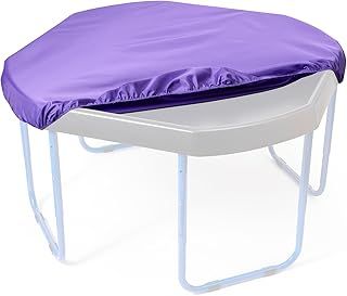 Springboard Tuff Tray Cover - Water-Repellent Mixing Tray/Sand Pit/Tuff Tray Cover with Strong Elastic Edges and Lightweight, Durable Design in Purple - 97 x 97 x 7cm