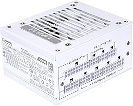 Lian Li SP850W SFX Modular 80 Plus Gold Power Supply – White – High-Efficiency PSU with 12VHPWR Cable for PCIe 5.0 GPUs and Silent Operation