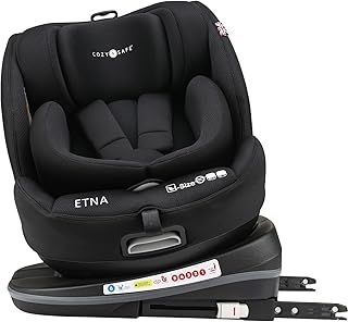 Cozy N Safe Etna 360 Spin i-Size 40-150cm Baby, Toddler, Child Car Seat, (0-36kg, 0 to 12 Years Old) Extended Rear Facing, Isofix