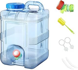 Starnearby 10/15/18/20/22L Water Container with Tap, Portable Plastic Water Bucket with Tap, Easy Clean BPA-Free Drink Water Carrier, for Camping Outdoor, Party, Van, RV, School, Hospital, Emergency