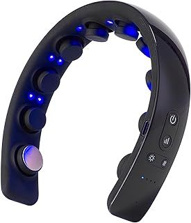 Upgraded H2 Electric Scalp Massager Head Massager for Hair Growth & Regrowth with Heating 10 Vibrating Contacts Laser Therapy for Hair Growth Hair Stimulation-Hairband, Blue