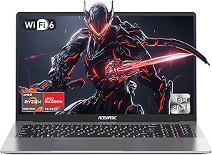 ACEMAGIC 2025 Laptop Computer - 16.1'' FHD Display Laptop with AMD Ryzen 7 5700U Processor (Up to 4.3 Ghz), 16GB Ram DDR4x2 512GB SSD Notebook with Backlit Keyboard, Support WiFi 6