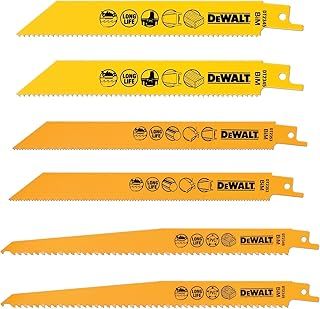 DeWalt DT2444-QZ Reciprocating Blades, One Size, Set of 6 Pieces