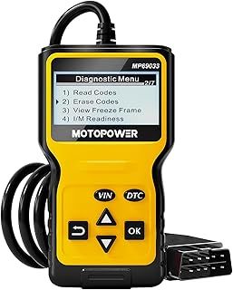 MOTOPOWER MP69033 OBD2 Scanner Universal Car Engine Fault Code Reader, CAN Diagnostic Scan Tool for All OBD II Protocol Cars