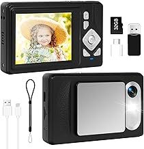 Digital Camera 4K - 48MP UHD Autofocus with 2.83" LCD Screen, 18X Digital Zoom Anti-Shake Photography Vlogging Compact Camera with 32gb SD Card for Kids Students Beginners Teens