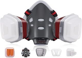 TOCADO Half Face Cover Half Respirаtor Face Cover，for Paint, Dust and Formaldehyde, Sanding, Polishing,Spraying,Against Dust,Chemicals