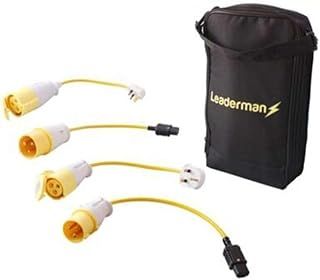 Leaderman PAT Essentials 110V PSKIT1: PAT Test Adaptor Kit for IEC & 13A Sockets to 110V 32A/16A Equipment Tests with Delux Case