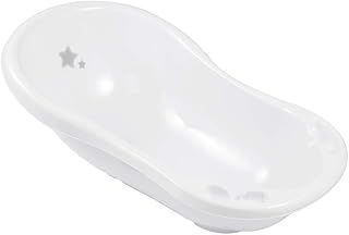 keeeper Ergonomic Baby Bath with Plug, from 0 to Approximately 12 Months, 84 cm, Maria