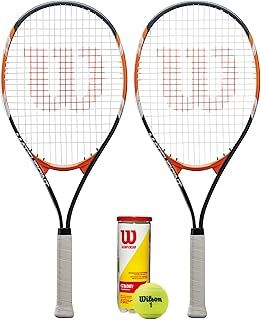 2 x Wilson Matchpoint XL Tennis Rackets + 3 Tennis Balls