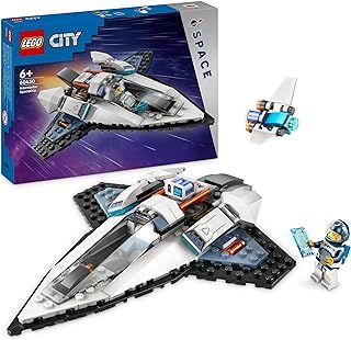 LEGO City Interstellar Spaceship Toy Set, Outer Space Building Toys for 6 Plus Year Old boys, Girls & Kids, With Astronaut Minifigure for Imaginative Play, Birthday Gift Idea 60430