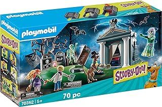PlayMOBIL 70362 SCOOBY-DOO! Adventure on the Cemetery, for Children Ages 5+, Fun Imaginative Role-Play, PlaySets Suitable for Children Ages 4+