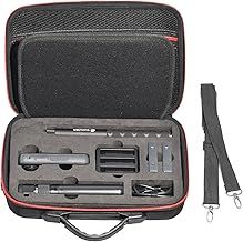 Fotoleey Carrying Case for Insta360 X4, with Shoulder Strap, Hard Shell Bag, Good Protection Fits Hand Tripod, Bullet Time Stick, with Pocket