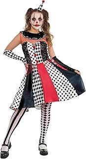 Rubies Official Monochrome Clown Dress, Adult Fancy Dress