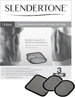 Slendertone Ab Belts Gel Pads - Black