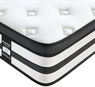 Inofia Sleep King Size Mattress Memory Foam 5FT, 11 Inch Hybrid Sprung Mattress with Fire Resistant, Responsive Zoned Support & Motion Isolated,100 Night Home Trial, LUXE Collection